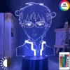 Anime Light The Disastrous Life of Saiki K Led Night Light for Bedroom Decoration Colorful Nightlight 1 - Saiki K Store