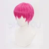 Anime The Disastrous Life Of Saiki K Cosplay Props Saiki Kusuo Wig Hairpins Glasses Green Lens 2 - Saiki K Store