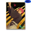 Anime The Disastrous Life of Saiki K Posters Retro Kraft Paper Saiki Kusuo Poster Wall Art 13 - Saiki K Store