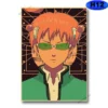 Anime The Disastrous Life of Saiki K Posters Retro Kraft Paper Saiki Kusuo Poster Wall Art 18 - Saiki K Store