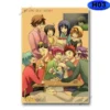 Anime The Disastrous Life of Saiki K Posters Retro Kraft Paper Saiki Kusuo Poster Wall Art 9 - Saiki K Store