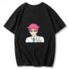 Anime The Disastrous Life of Saiki K Printed Short Sleeve T Shirt Saiki Kusuo Harajuku Hip 5 - Saiki K Store