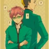 Anime The Disastrous Life of Saiki K Saiki Kusuo Posters Kraft Paper Vintage Wall Art Painting 27 - Saiki K Store