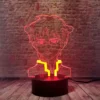 Flash 3D Illusion LED Table Nightlight Colorful Changing Light Manga Model The Disastrous Life of Saiki 1 - Saiki K Store