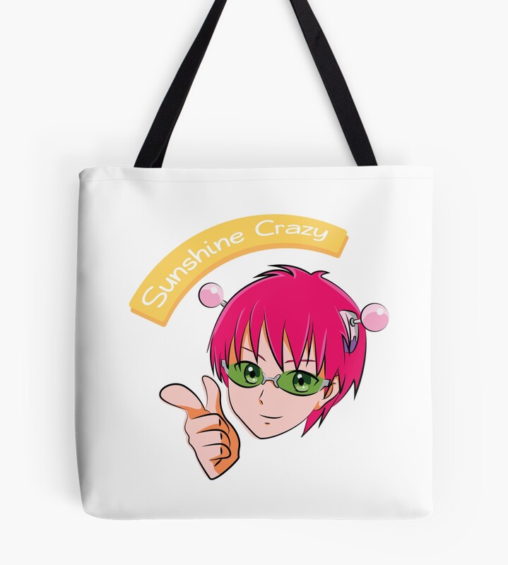 Saiki K Sunshine Crazy Tote Bag