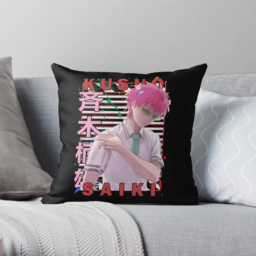 Kusuo Saiki Saiki K Throw Pillow