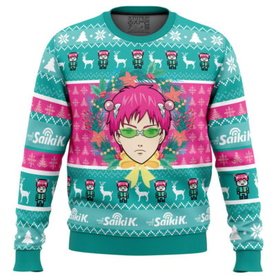 Christmas at School Saiki Kusuo no Psi nan men sweatshirt FRONT mockup - Saiki K Store